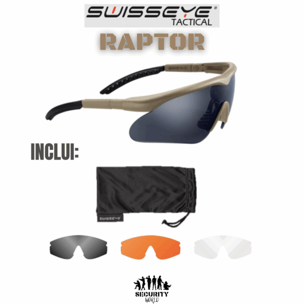 ÓCULOS BALÍSTICOS RAPTOR SWISSEYE - Image 2