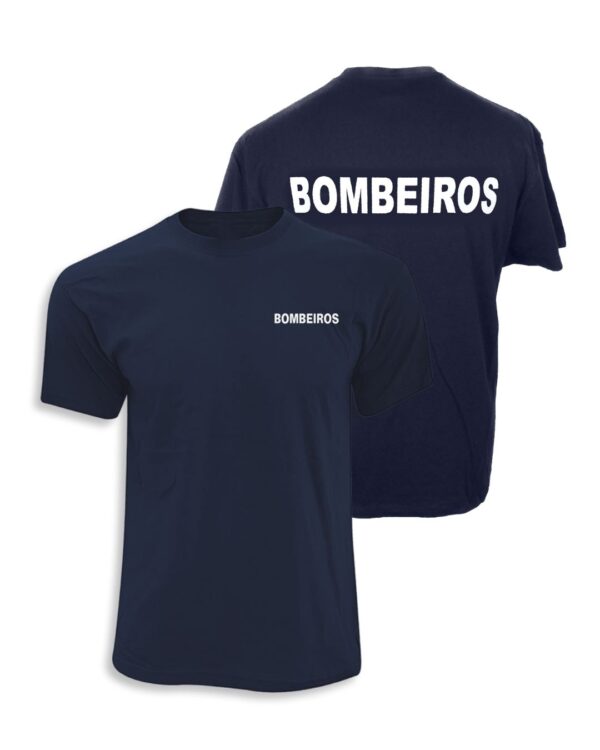 T-SHIRT UNISSEXO AZUL BOMBEIROS