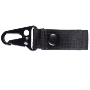 PRESILHA COM MOSQUETÃO PRETO MIL-TEC