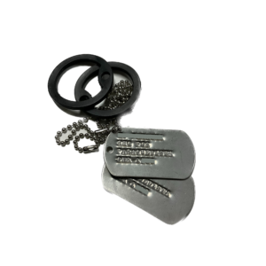 CHAPAS DE IDENTIFICAÇÃO C/ SILENCIADOR C/ GRAVAÇÃO | DOG TAG PERSONALIZADA