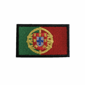 BANDEIRA DE PORTUGAL BORDADA 5x3,5CM