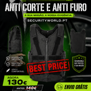 COLETE ANTI-CORTE E ANTI-FURO L/XL