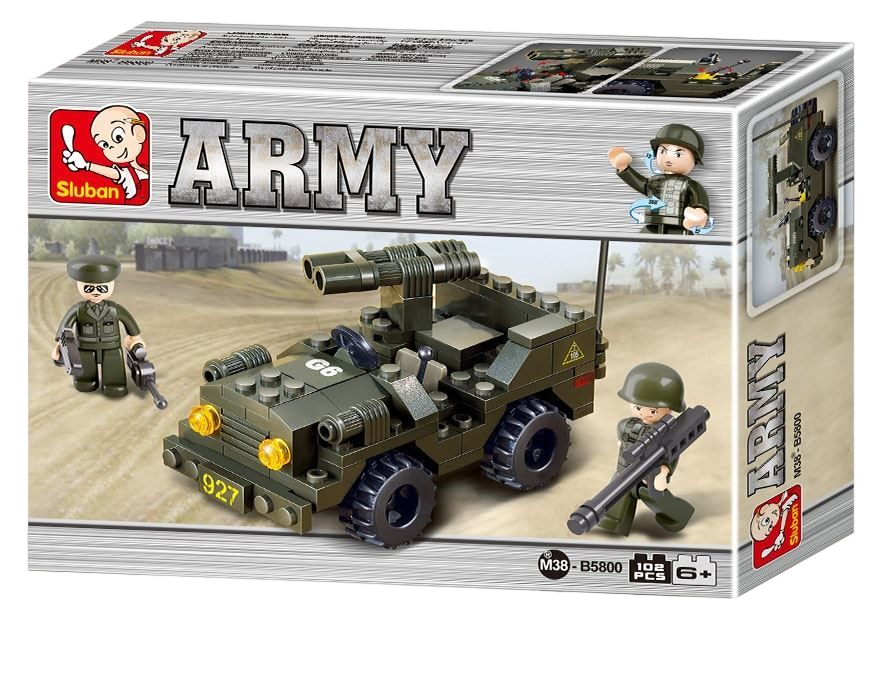 ARMY CARRO DE COMBATE 102 PEÇAS - Image 2