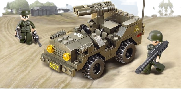 ARMY CARRO DE COMBATE 102 PEÇAS - Image 5