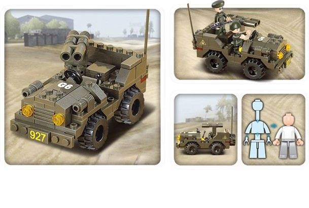ARMY CARRO DE COMBATE 102 PEÇAS - Image 4