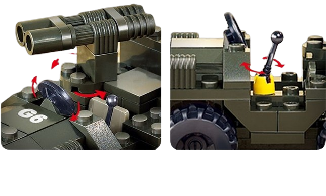 ARMY CARRO DE COMBATE 102 PEÇAS - Image 3