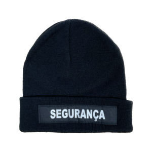 GORRO PRETO ESTAMPADO SEGURANÇA