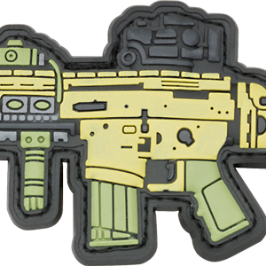 PATCH PVC ARMA M4 SCAR BARBARIC