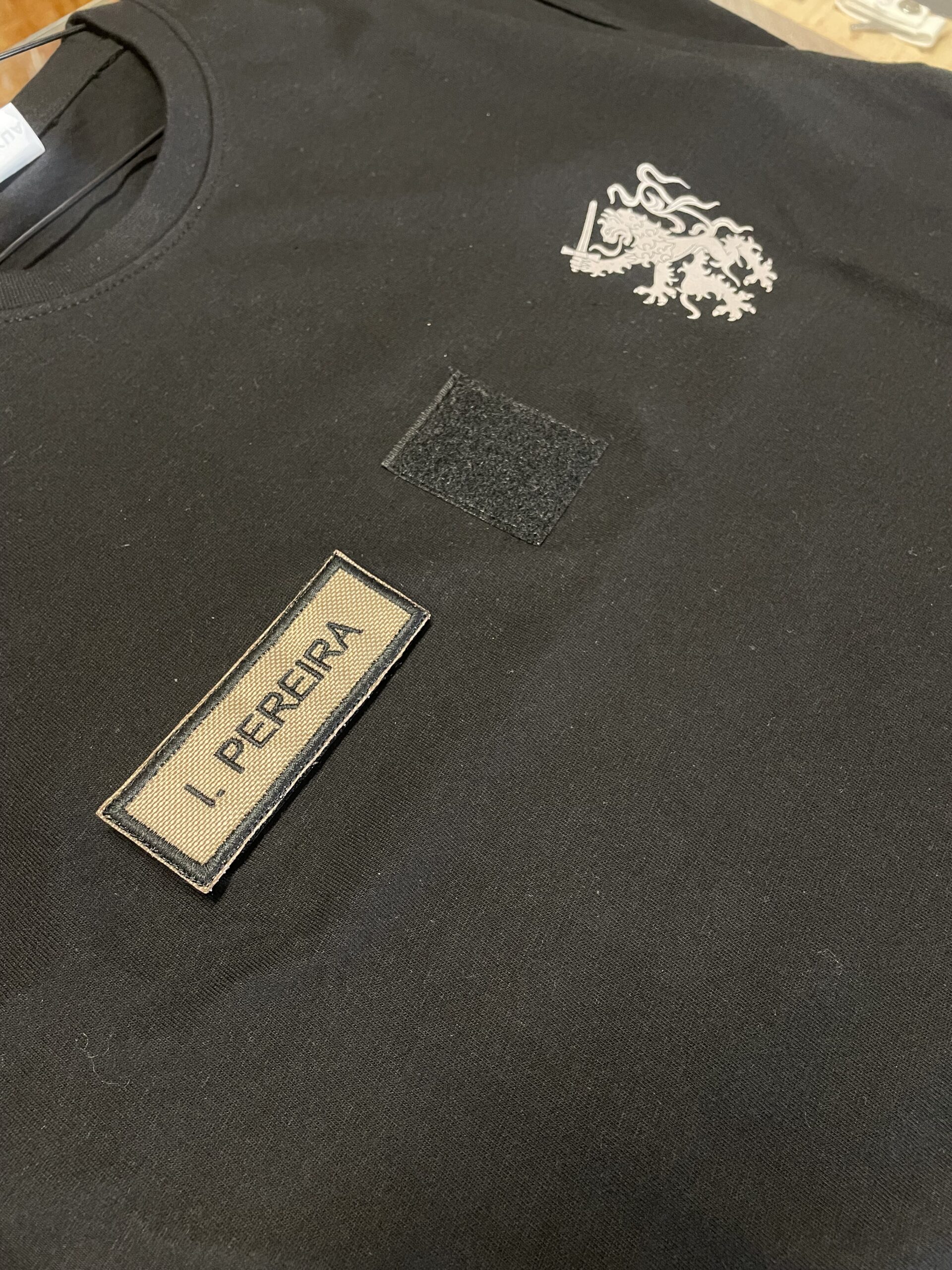 TIRA/PLACA DE NOME BORDADA MODELO NOVO EXÉRCITO