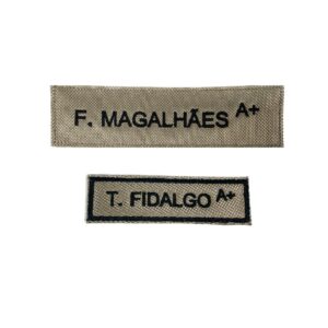 TIRA/PLACA DE NOME BORDADA MODELO NOVO EXÉRCITO