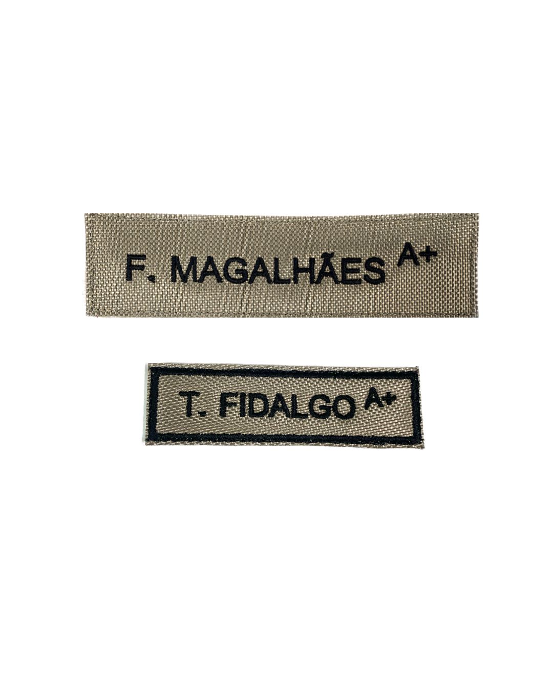 TIRA/PLACA DE NOME BORDADA MODELO NOVO EXÉRCITO