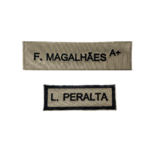 TIRA/PLACA DE NOME BORDADA MODELO NOVO EXÉRCITO