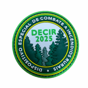 EMBLEMA DECIR 2025 PVC/ABORRACHADO C/ VELCRO