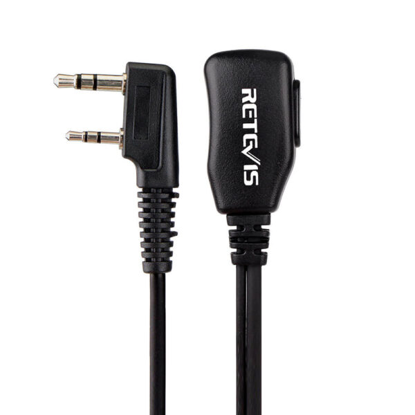 AURICULAR TRANSPARENTE WALKIE TALKIE PTT MIC 2 PIN BAOFENG - Image 3