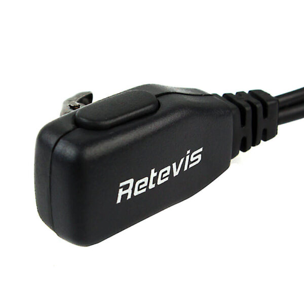 AURICULAR TRANSPARENTE WALKIE TALKIE PTT MIC 2 PIN BAOFENG - Image 7