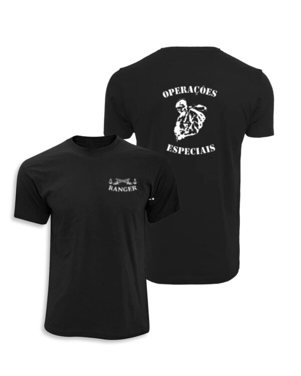 T-SHIRT PRETA OPERAÇÕES ESPECIAIS
