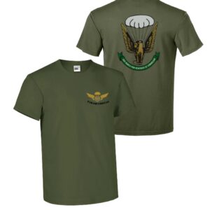 T-SHIRT VERDE PARAQUEDISTAS