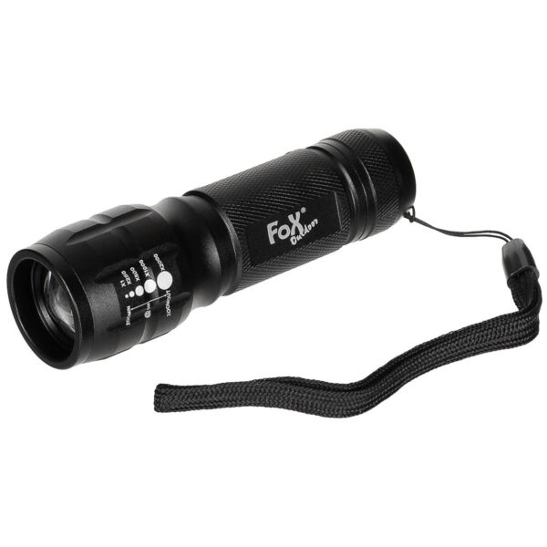 LANTERNA MINI 3 WATTS 150 LUMENS PRETA MFH