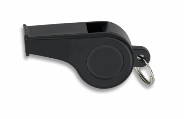 APITO PRETO C/ ARGOLA 5CM