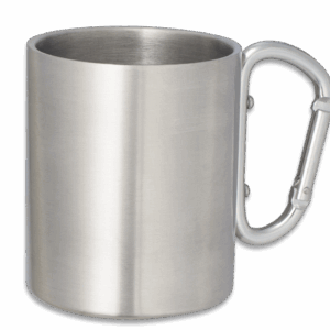 CANECA INOX COM MOSQUETÃO ALBAINOX