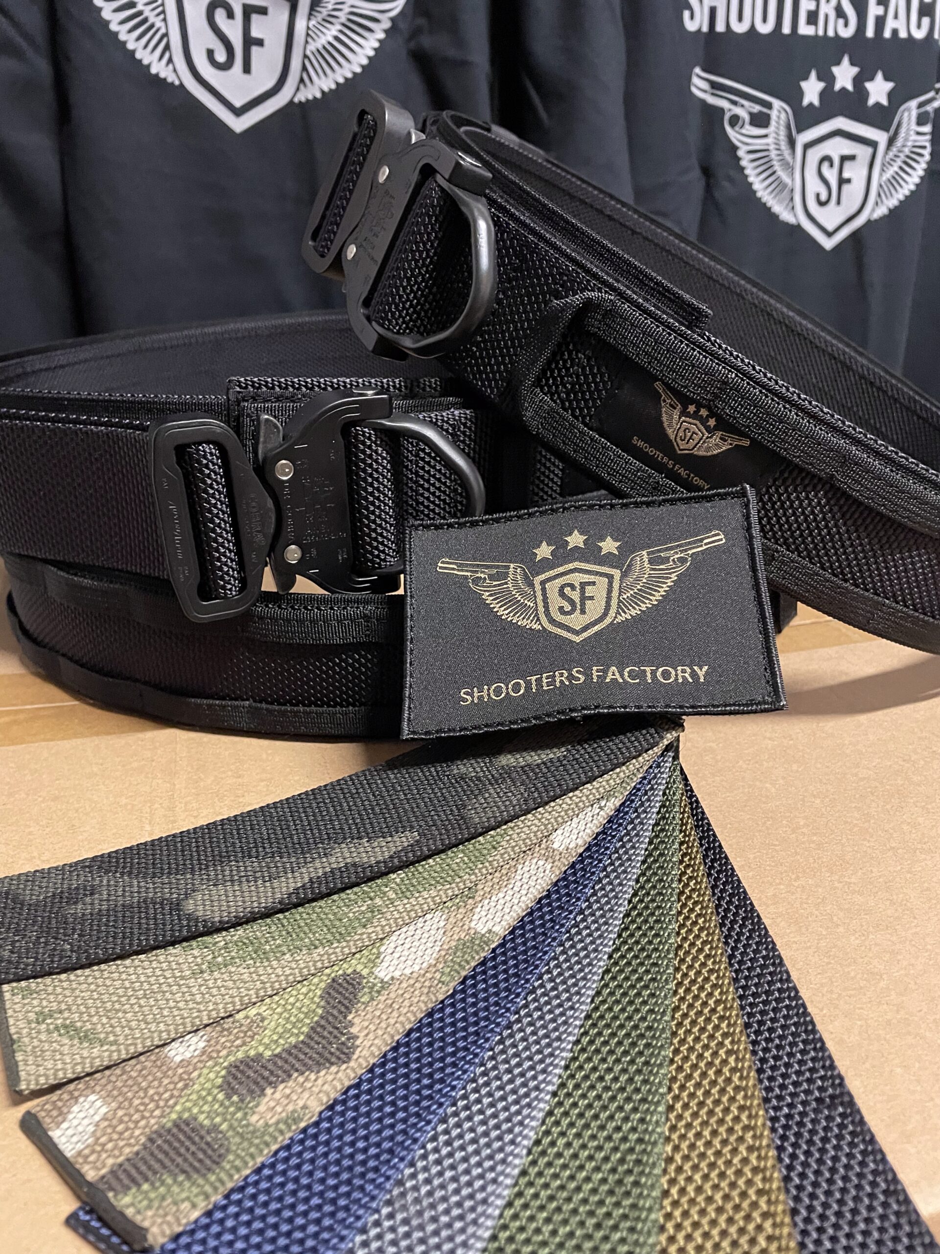 CINTO TÁTICO SF-DA MOLLE PRETO SHOOTERS FACTORY - Image 2