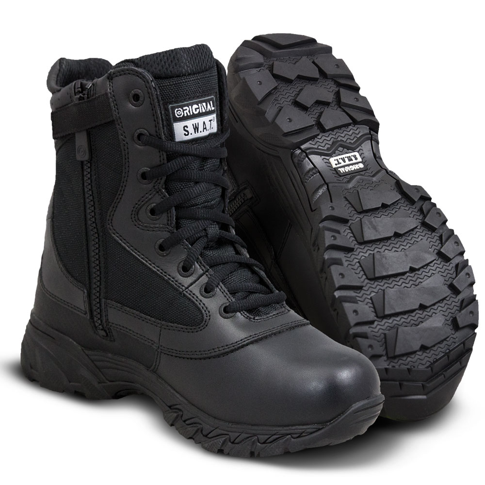 BOTA CHASE 9" COM FECHO PRETA ORIGINAL SWAT
