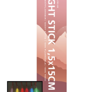 LIGHT STICK 1,5x15 cm 12H VERMELHO MIL-TEC