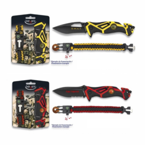 CANIVETE + PULSEIRA PARACORD BARBARIC