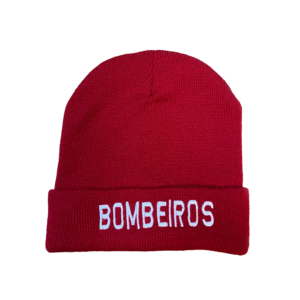 GORRO VERMELHO BOMBEIROS BORDADO