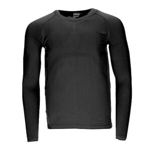 CAMISOLA TÉRMICA PRETA MANGA COMPRIDA