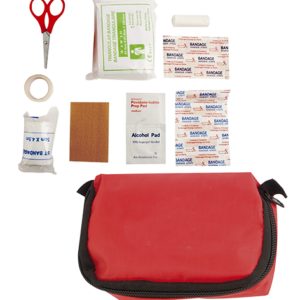 KIT PRIMEIROS SOCORROS BOLSA VERMELHA BARBARIC