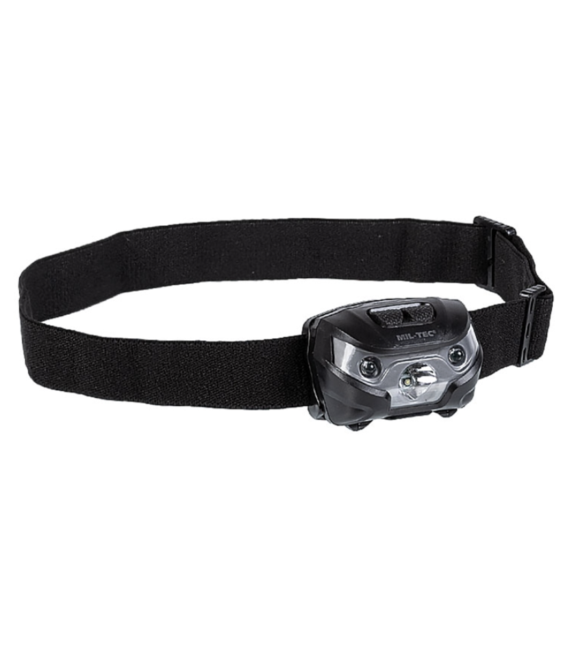 LANTERNA DE CABEÇA (CREE XPE) PRETO MIL-TEC®